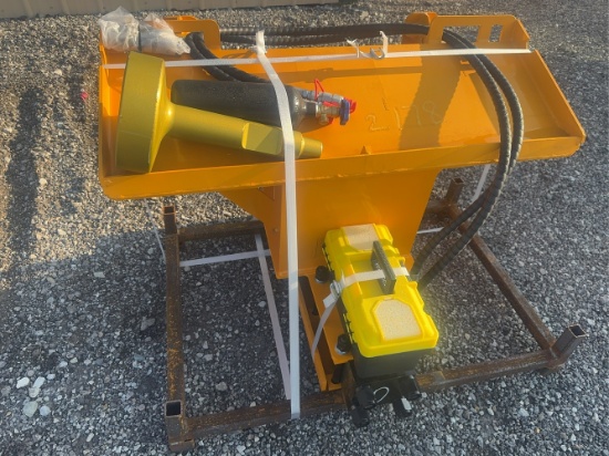 Unused Future Pile Hammer For Skid Loader