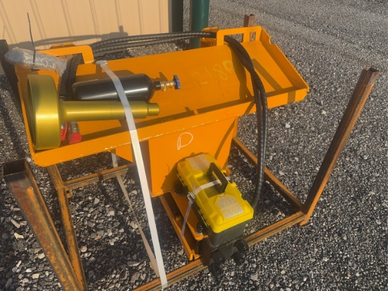 Unused Future Pile Hammer For Skid Loader