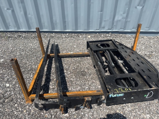 Unused Future Hydraulic 58” Forks For Skid Loader