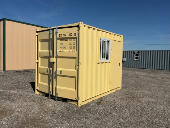Unused Storage Container 10X88” Door On Side and Front
