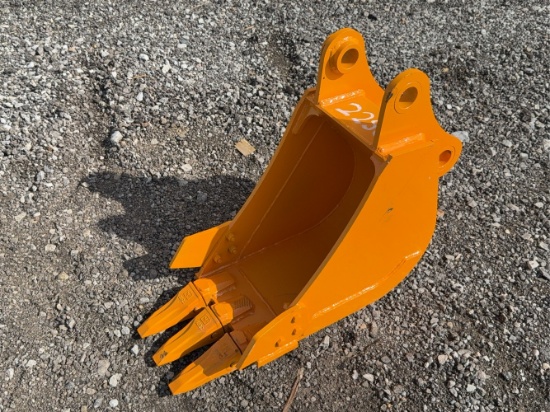 Unused 2026 Future WD12” Mini Excavator Bucket With Teeth