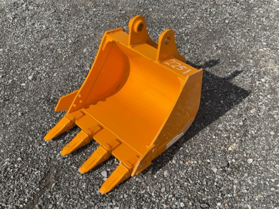 Unused 2026 Future WD24” Mini Excavator Bucket With Teeth