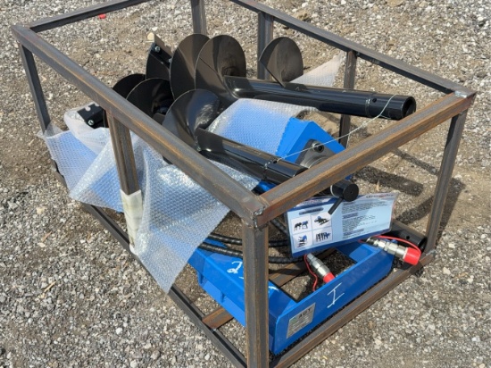 Unused 2026 AGT SSECAG-Y Skid Loader Post Hole Auger Kit