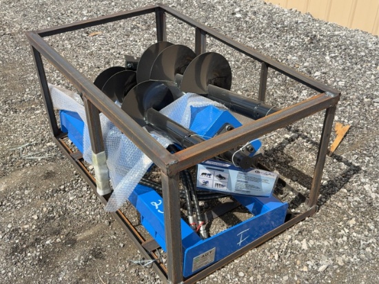 Unused 2026 AGT SSECAG-Y Skid Loader Post Hole Auger Kit