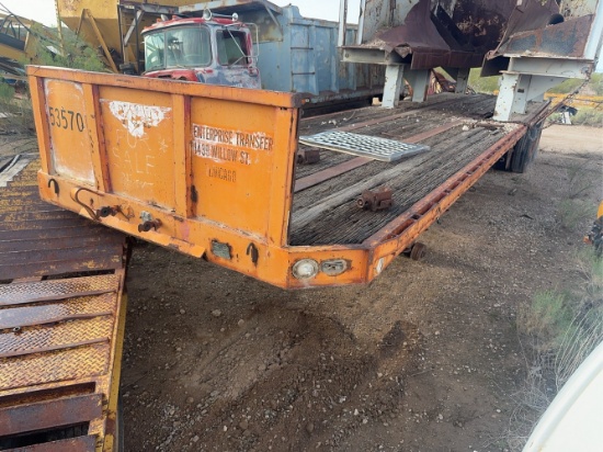 1962 Barlett BT66 35' Flatbed Trailer