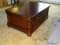 (FR) BASSETT COFFEE TABLE METAMORPHIC, ONE SIDE HAS A LIFT TOP, 30.5''L 48''W 18 1/2''H, IN