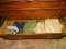 (FBB)LOT IN BOTTOM DRAWER OF #199, MILITARY CLOTHING, GLOVES, SOCKS, INSULATED PANTS, BOOTIES, ETC.