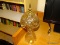(BBB) SMALL TABLE LAMP CLEAR GLASS 13