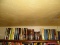 (BBB) WALL SHELVES #1 BOOK LOT PATRICIA CORNWELL AND MORE. GONE WITH THE WIND.