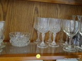 (DR) NEXT SHELF OF #159, SET OF 8 WILD TURKEY BEER GLASSES, FOUR MARGARITA GLASSES, TWO BRANDY
