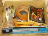 (BBB)LEATHER WORKER HOBBY KIT, INCLUDES PUNCHES, LEATHER, X-ACTO KNIFE, ALPHABET STAMPS, DAUBERS,