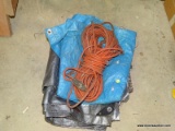 (GAR) TWO TARPS AND ONE 100' EXTENSION CORD