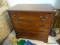 MAHOGANY 4 DRAWER BACHELORS CHEST. IN EXCELLENT CONDITION: 28