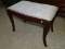 VINTAGE MAHOGANY BENCH: 24