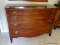 VINTAGE DIXIE MAHOGANY 3 DRAWER BOW FRONT CHEST. IN EXCELLENT CONDITION: 46