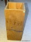 WOOD BURNED PINE UMBRELLA STAND 10''X10''X24'' *DOES NOT INCLUDE CANES*