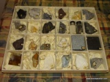 BOX OF ROCK AND MINERALS COLLECTION OF VIRGINIA.