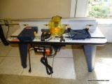 RYOBI ROUTER TABLE WITH ROUTER AND BITS: 33