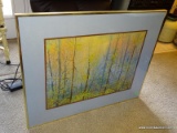 FRAMED AND DOUBLE MATTED STILL LIFE WATER COLOR 