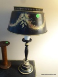 METAL TOLE PAINTED LAMP: 6