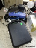 MISC. ELECTRONICS LOT. INCLUDES A GARMIN GPS, A CONAIR EURO 1600 HAIR DRYER, A WAHL ELECTRIC SHAVER,