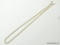 .925 STERLING SILVER & GOLD VERMEIL 20'' CABLE NECKLACE