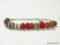 MICHAEL ANTHONY .925 STERLING SILVER & GEMSTONE BRACELET. WEIGHS APPROX. 41.8 GRAMS.
