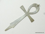 .925 STERLING SILVER UNISEX ANKH CROSS BY INTERNATIONAL STERLING. MEASURES APPROX. 4-3/4