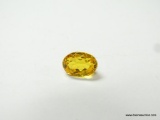 9.18 CT. OVAL CUT BRAZILIAN CITRINE. MEASURES APPROX. 15 BY 10 BY 9MM.