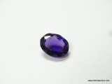 10.26 CT. OVAL CUT AMETHYST. MEASURES APPROX. 16 BY 13 BY 8MM.