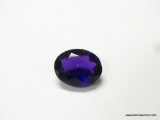 10.23 CT. OVAL CUT AMETHYST. MEASURES APPROX. 16 BY 13 BY 8MM.
