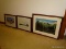 (MB) 3 FRAMED AND MATTED PRINTS.