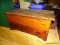 (A) CEDAR HOPE CHEST. HAS SOME WOOD LOSS ON THE BACK OF THE TOP. 43''X20''X22.5''