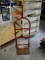 (G) RED METAL HAND TRUCK 49'' TALL