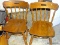 (G) 2 WINDSOR CHAIRS. SIMILAR TO KITCHEN CHAIRS.