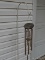 (SOH) WIND CHIME WITH SHEPARD'S HOOK. HOOK IS 66'' TALL