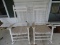 (FP) PAIR OF WHITE CRACKER BARREL ROCKING CHAIRS. 26.25''X36''X47'' JUST NEED TO BE WIPED DOWN