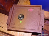 (A) HERCULES WALL/FLOOR SAFE. 14''X18'' IS UNLOCKED AND CERTIFIED FOR 1 HR. *BEING UNLOCKED MEANS IT