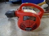(G) GAS POWERED HOMELITE BLOWER. DOES NOT INCLUDE EXHAUST TUBE