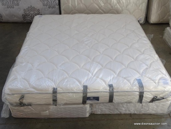 NEW SERTA KING SIZE EMERALD SUITE ELITE II MATTRESS & SPLIT BOX SPRING SET. (THIS ITEM IS AVAILABLE