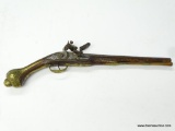 (SC) FLINTLOCK PISTOL HEAVILY ENGRAVED. 19