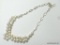 .925 STERLING SILVER 18'' GORGEOUS WHITE RIVER PEARL NECKLACE WITH TOGGLE CLASP (RETAIL $325.00)