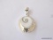 .925 STERLING SILVER 1.5'' LARGE SHIVA SHELL DETAILED PENDANT (RETAIL $69.00)