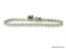 BEAUTIFUL .925 DIAMOND CUT TENNIS BRACELET