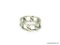 .925 STERLING SILVER LARGE MEN'S INFINITY LINK RING