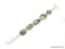 .925 STERLING SILVER AND ABALONE TOGGLE BRACELET