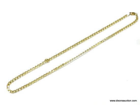 .925 GOLD VERMEIL FIGARO NECKLACE