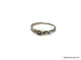 .925 STERLING SILVER FLOWER RING