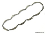 VERY EARLY POSSIBLE VICTORIAN .925 STERLING SILVER CHOKER