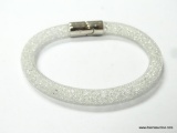 WHITE SWAROVSKI CRYSTAL BRACELET